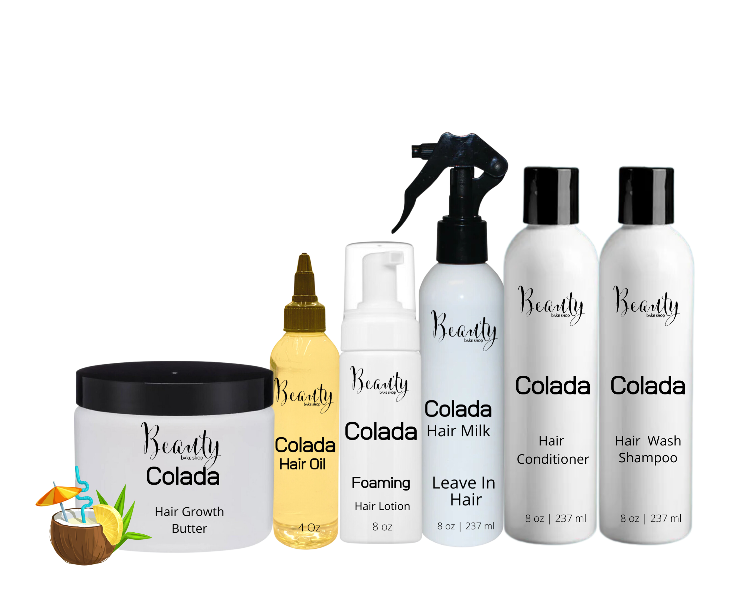 Colada Mega 6 Pc Hair Collection