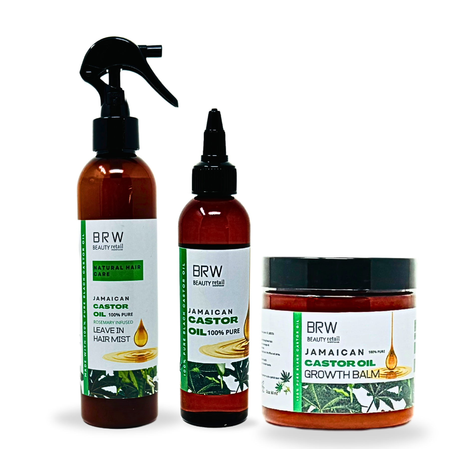 Jamaican Castor Oil & Rosemary 3 Piece Moisture Maintenance Kit